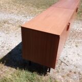 Teak veneer sideboard