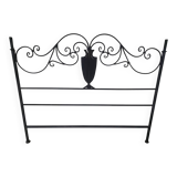 Wrought iron headboard