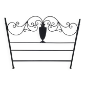 Wrought iron headboard