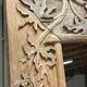 Art Nouveau mirror decorated with poppy leaves, signed by Roger père.