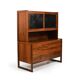 Rare Danish Bar Cabinet with Leather Parts 1960s