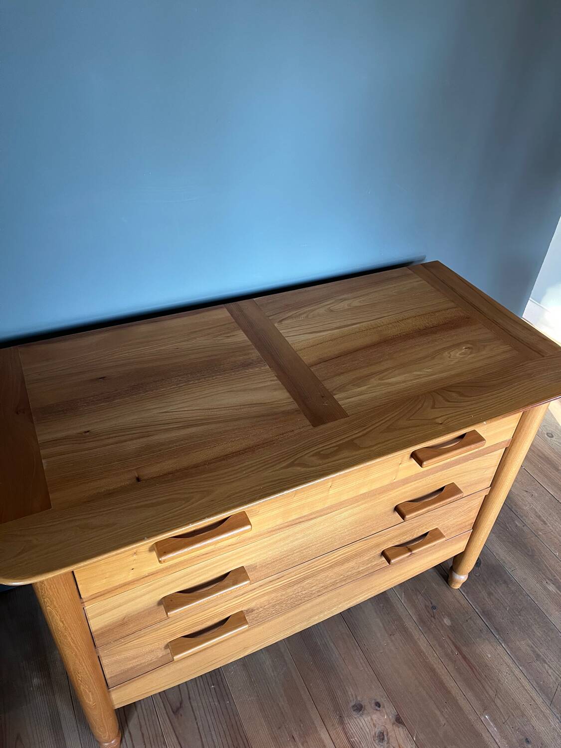 Regain chest of drawers in elm maison regain 70s/89s