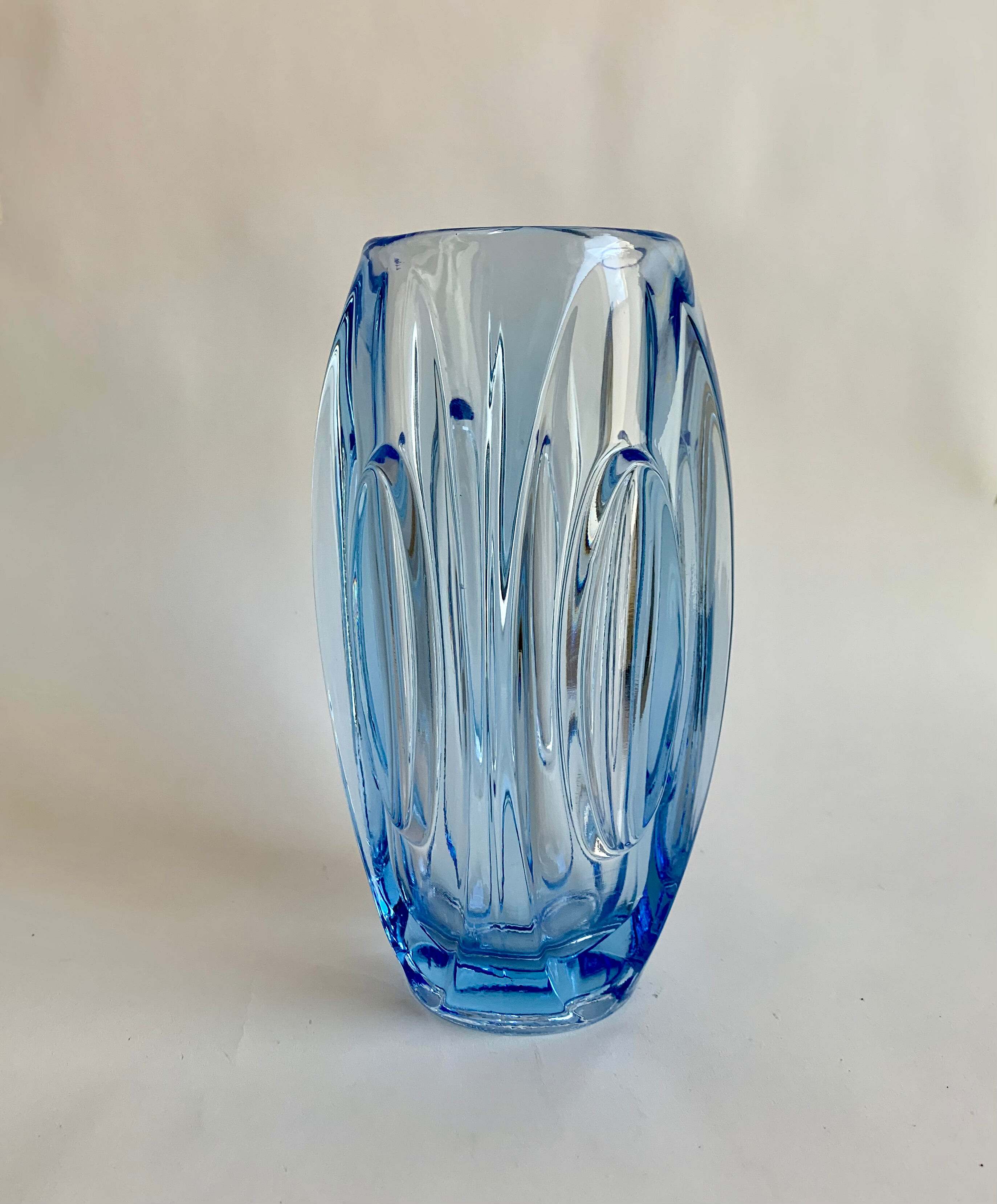 Vase by R. Schrötter for Sklo Union, Czechoslovakia, 1960s