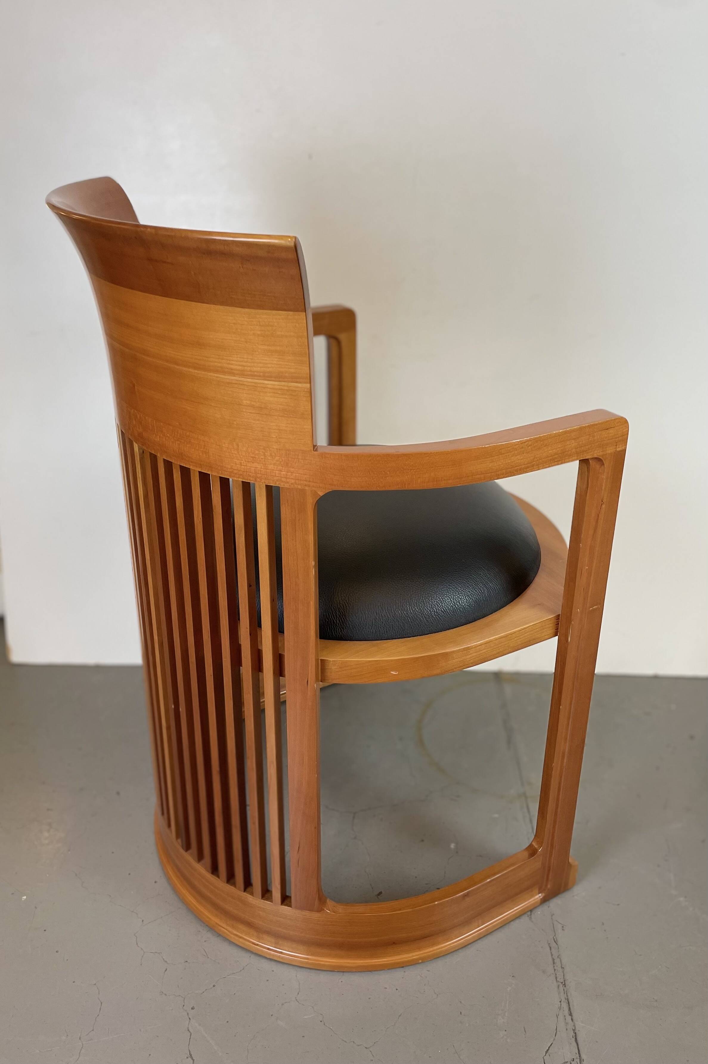 Barrel Chair by Frank Lloyd Wright Edited by Cassina, 1986