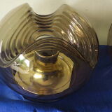 Pair of large wave lights by Koch & Lowy for Peill Putzler 1970s