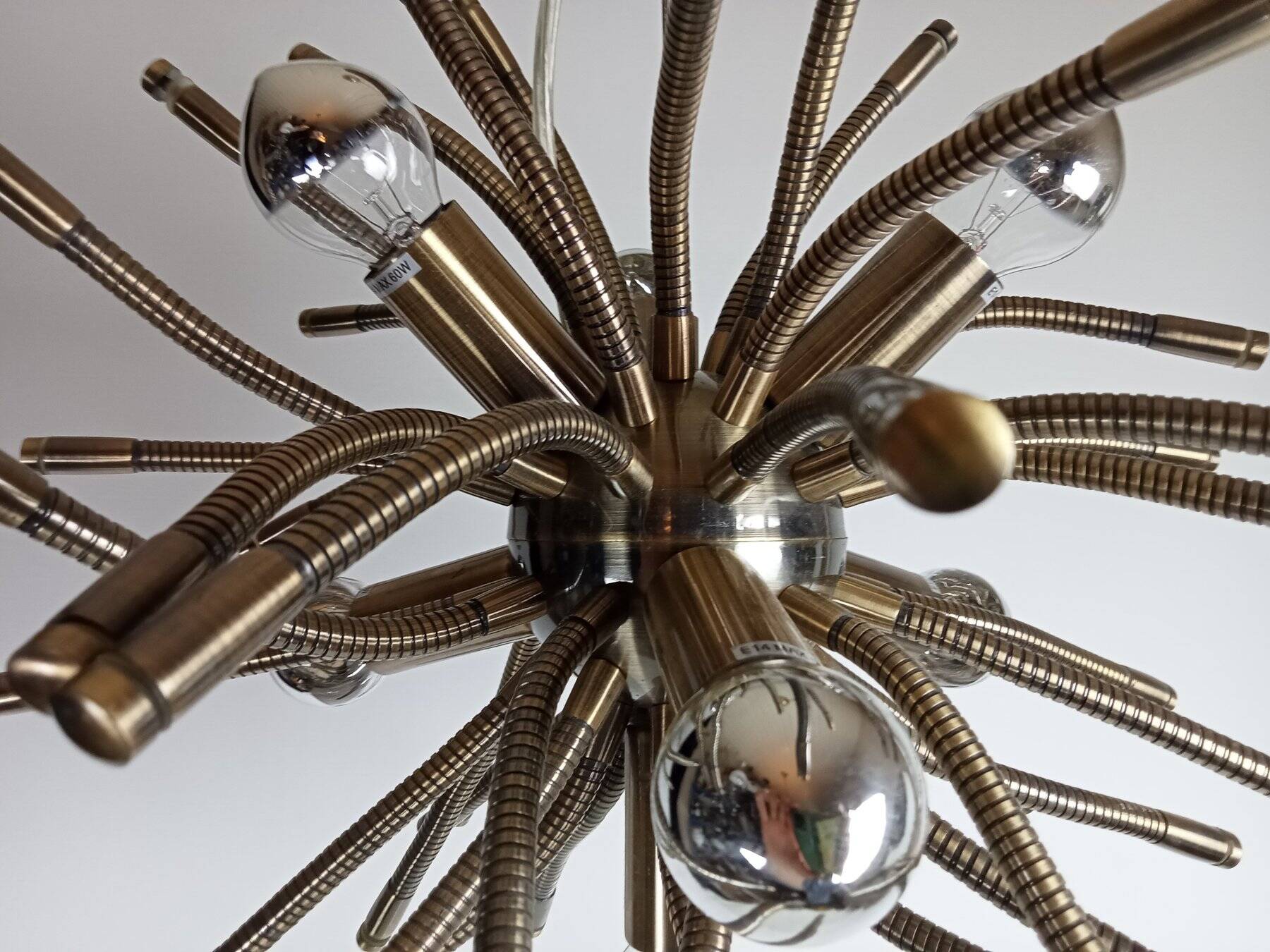 Vintage Pendant Lamp • Sputnik • Post Space Age • 1980