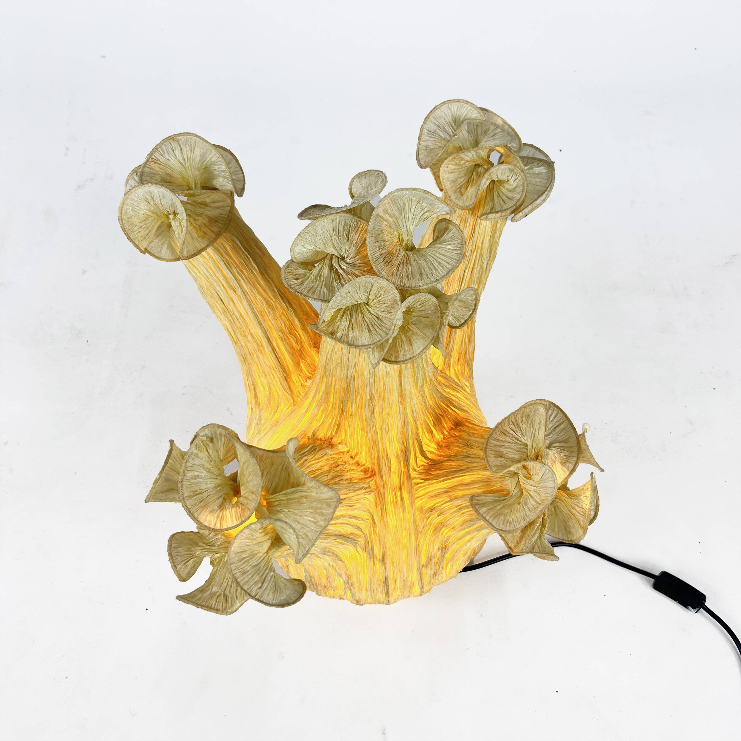 Vintage design organic shaped table lamp, 1980s