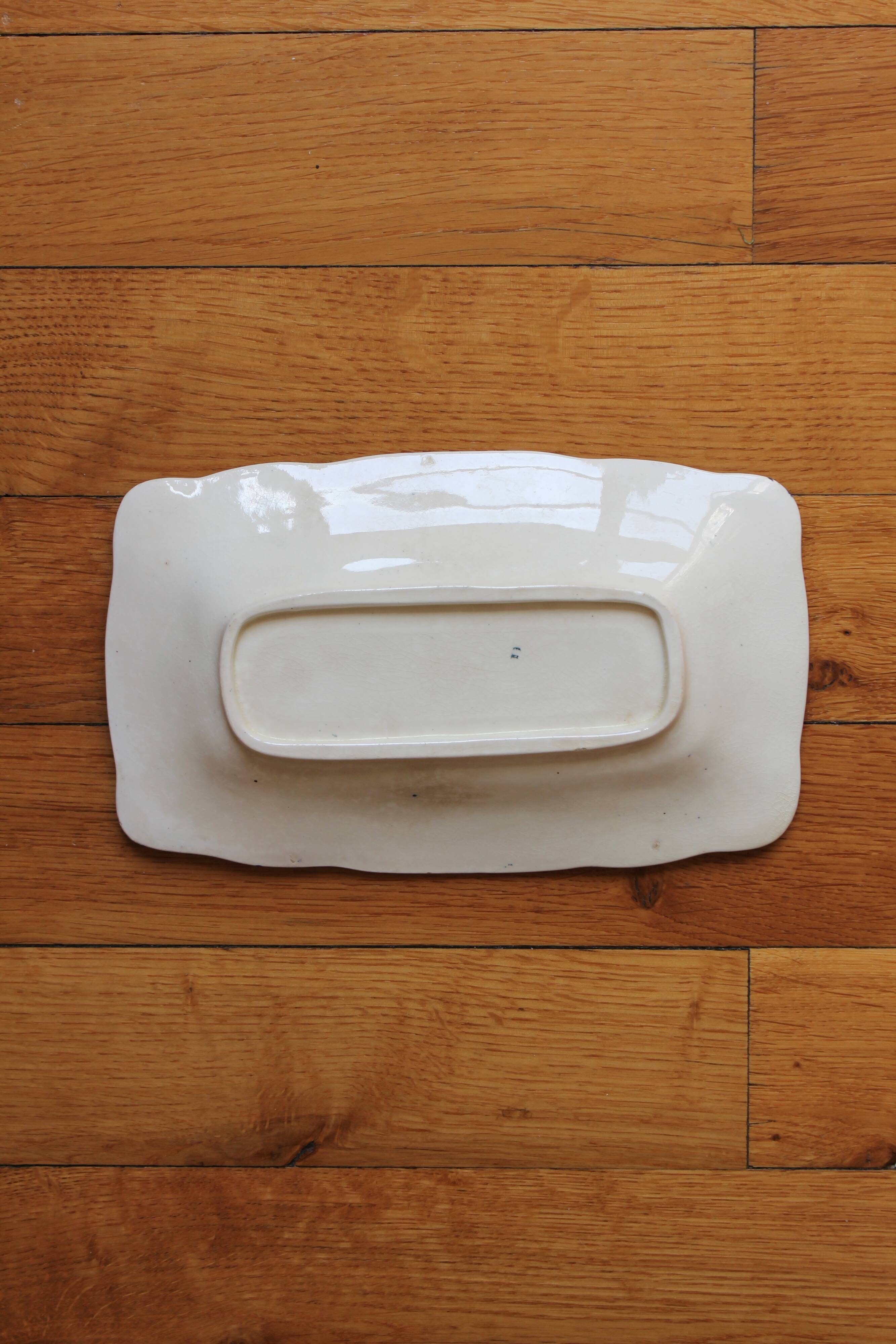 Ironware dish "Montespan" model Clairefontaine early 20th century