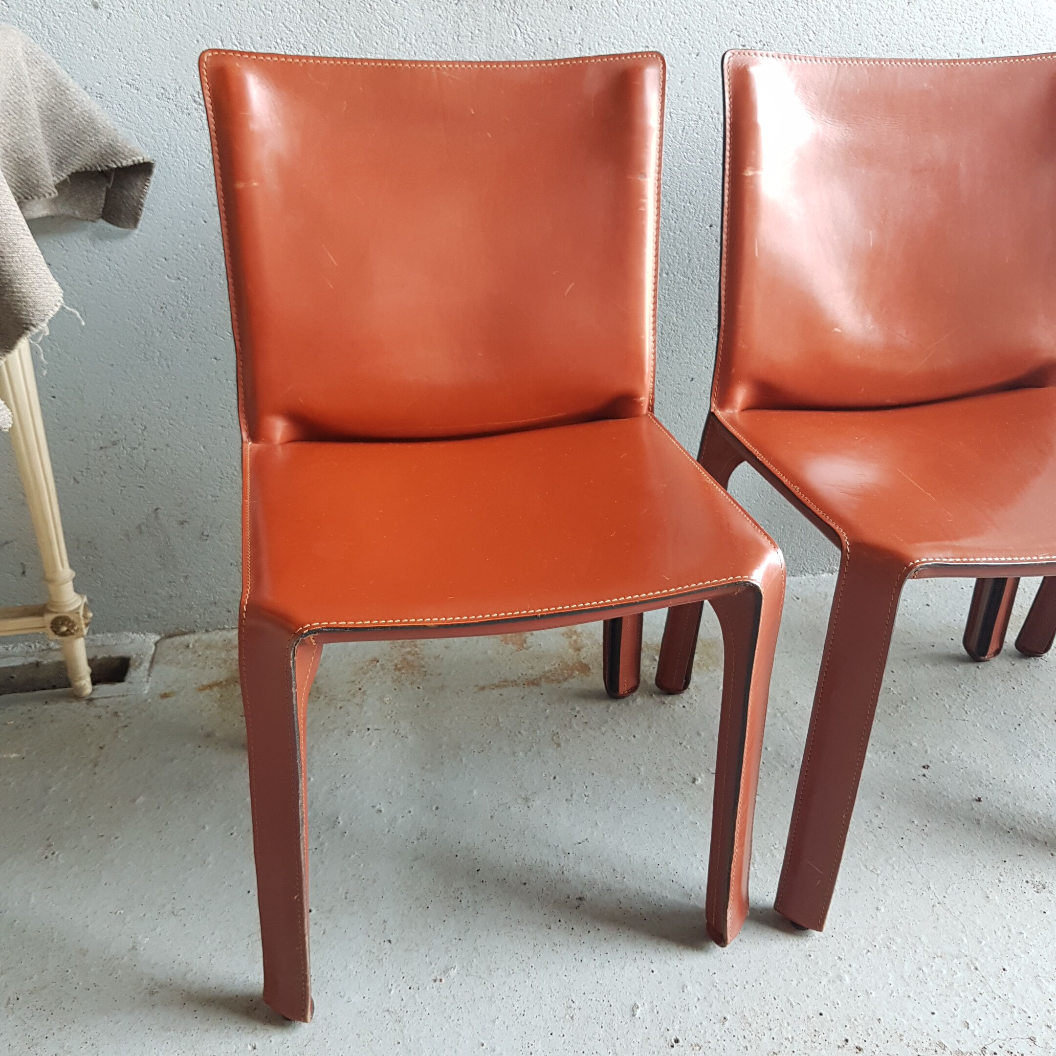 Cab 412 chairs by Mario Bellini for Cassina