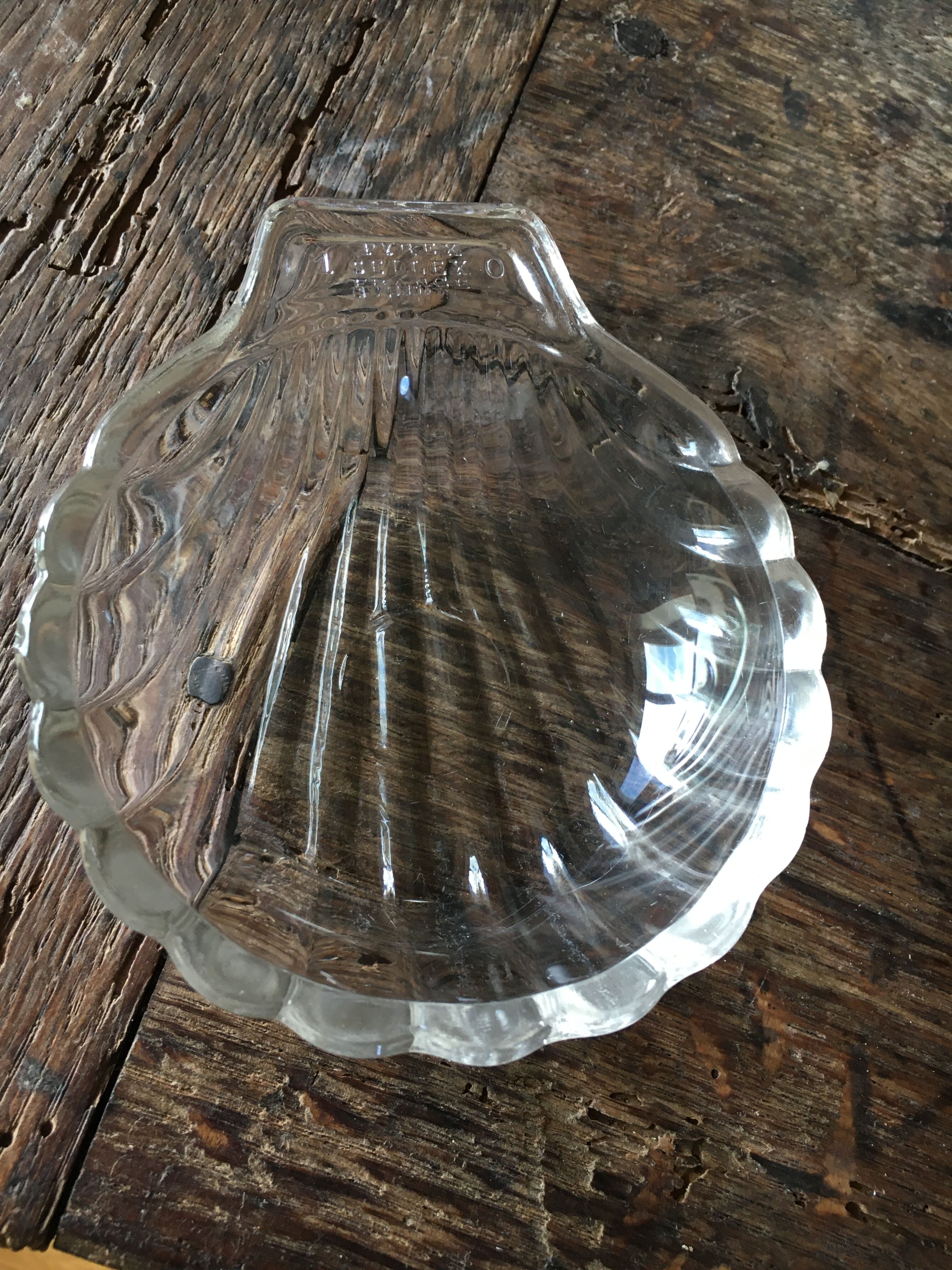 Lot of 12 scallops in Pyrex glass