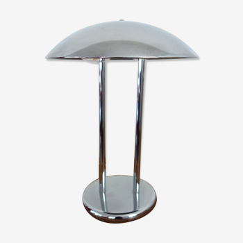 Lampe champignon métal chromé