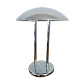 Chrome metal mushroom lamp