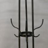 Wrought Iron Coat Rack and Umbrella Stand