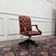 Chaise de bureau Chesterfield anglaise, chaise président.