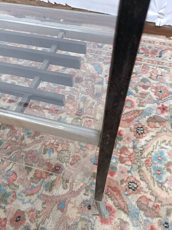 Desserte à roulettes années 70