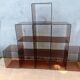 Étagères cubes en plexi fumé 70