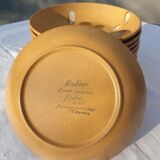 Set 12 hollow plates D20.5 Nadège 1970 Sarreguemines