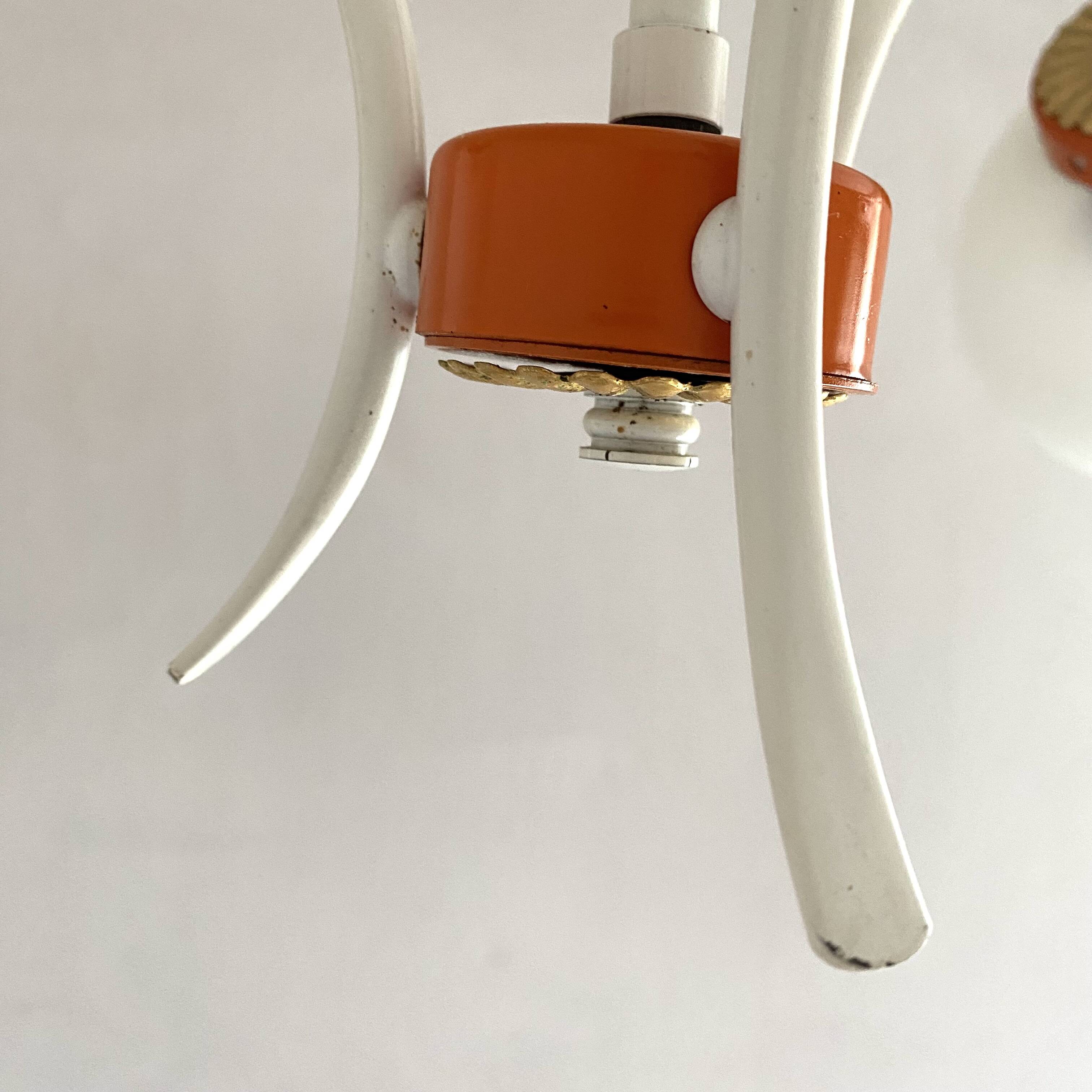 Vintage opaline globe lights