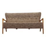 Beech sofa, Danish design, 1960s, manufacturer: Fritz Hansen