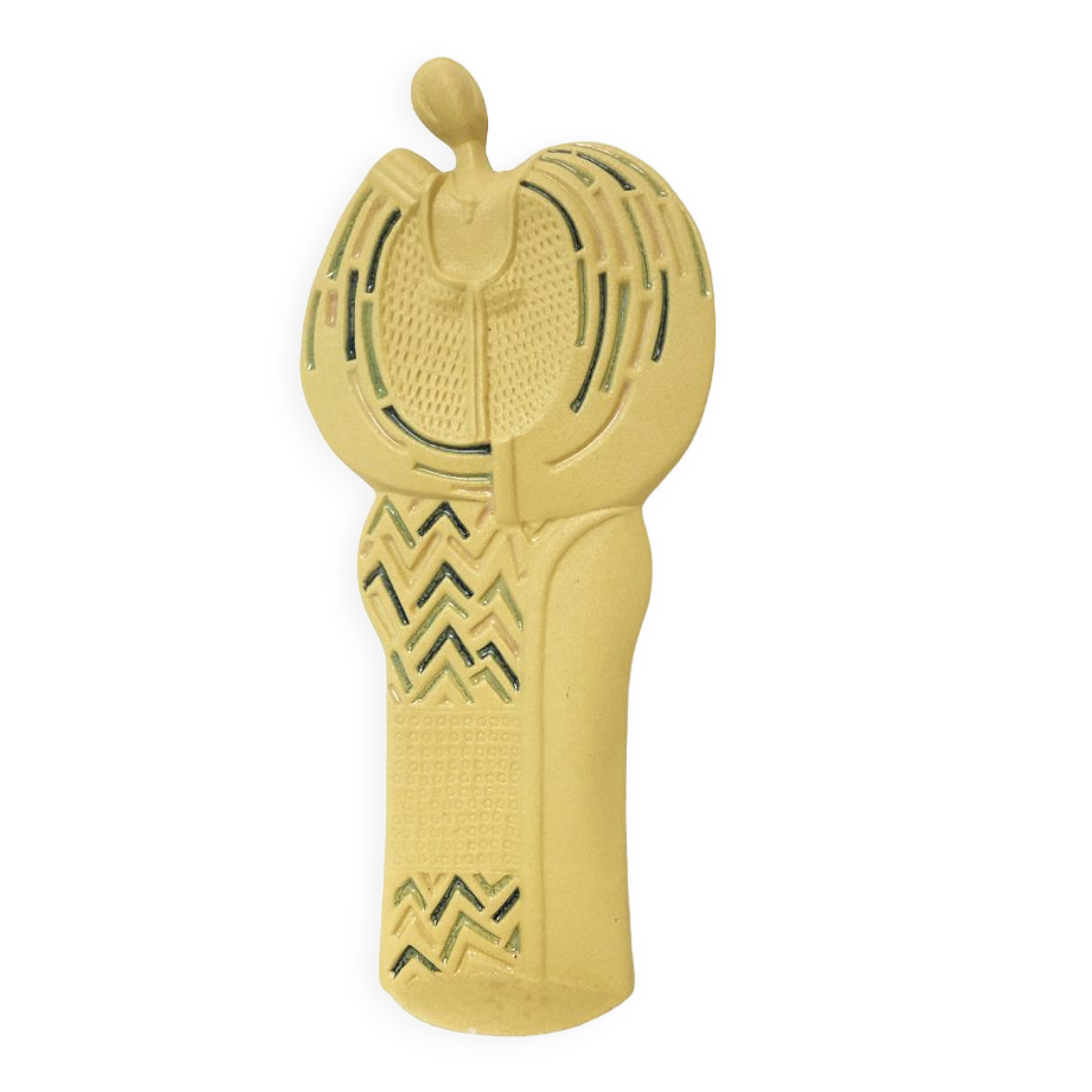Femme jaune, ceramiche chiminazzo, 1970