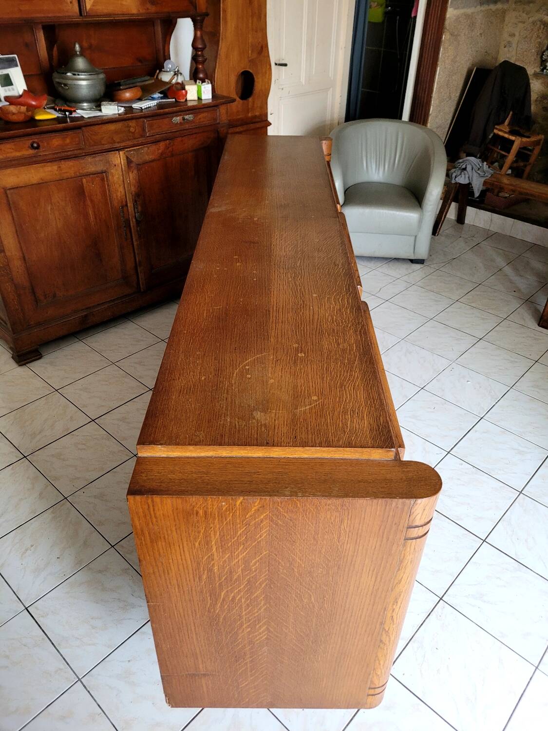 Vintage French Art Deco Sideboard