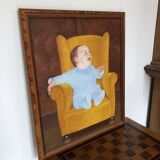 Tableau portrait d'enfant