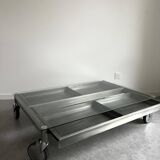 Metal design coffee table.