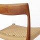 1 of 3 Niels Otto Møller Model 77 Teak Dining Chair,  Paper Cord, 1960s