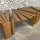 Set of 4 brutalist side tables by Radboud Dittmann, Dittmann & Co. 1970