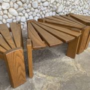 Set of 4 brutalist side tables by Radboud Dittmann, Dittmann & Co. 1970