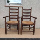 Paire de fauteuils provençaux