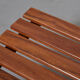 Mahogany slat bench 1960