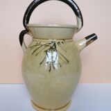 Vallauris gargoulette jug signed Aegitna