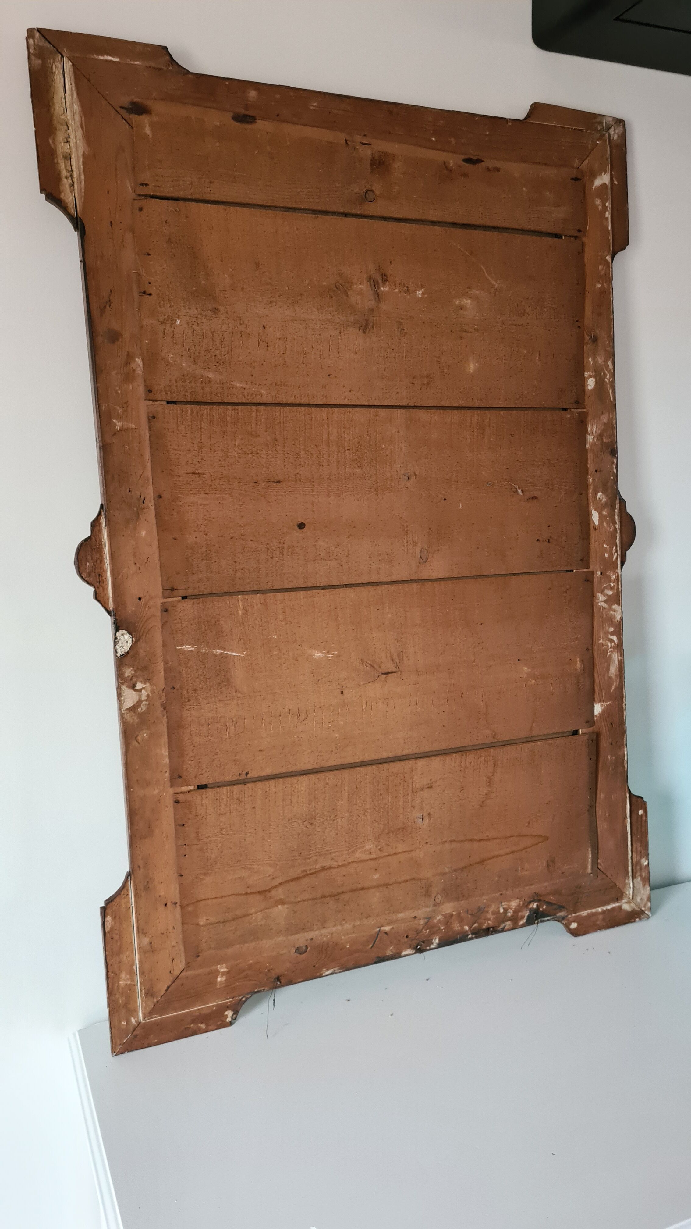 Mirror XIXth in wood 113 x 78 cm