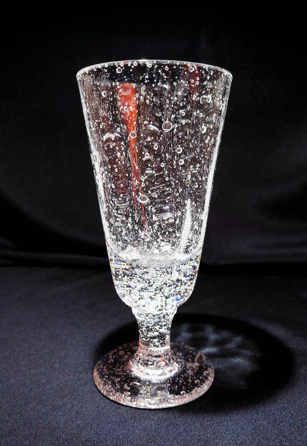 Set of 3 vintage bubble glasses