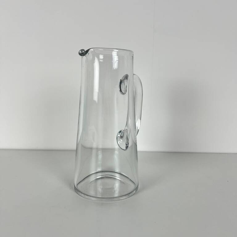 Rare Ancien Grand Broc à orangeade, pichet, pot à eau Baccarat estampillé C