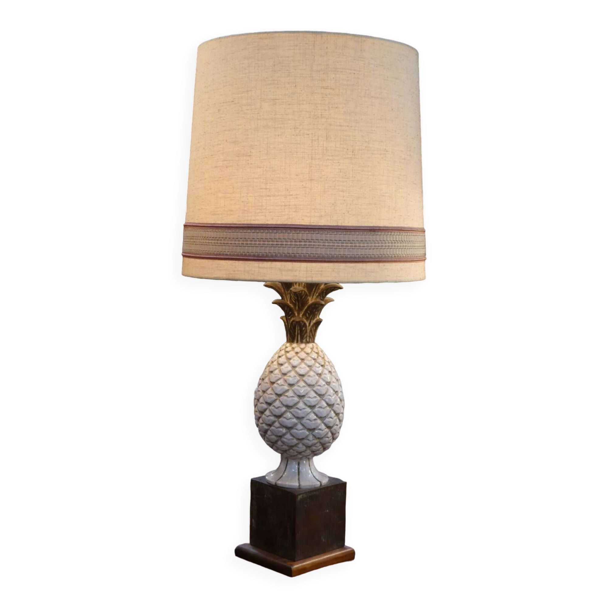 Zaccagnini ceramic pineapple lamp 1960