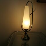 Lampe en laiton doré et verre royal lumière 1960