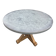 Table ronde acier artisanal