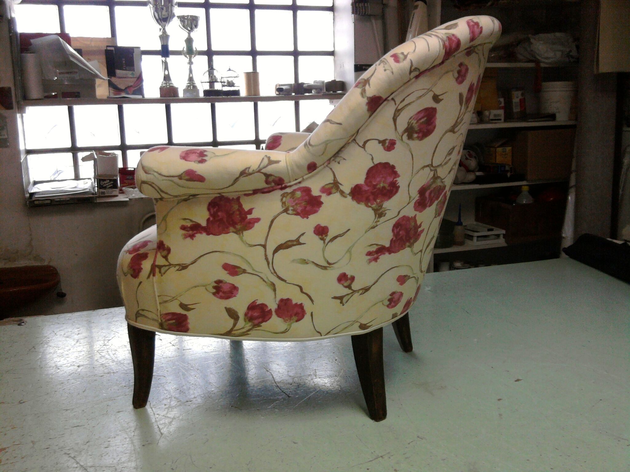 Toad armchair - renovation by master upholsterer