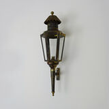 Old carriage lantern, cab, copper with 6 faces. Interior lamp. Year 60 70