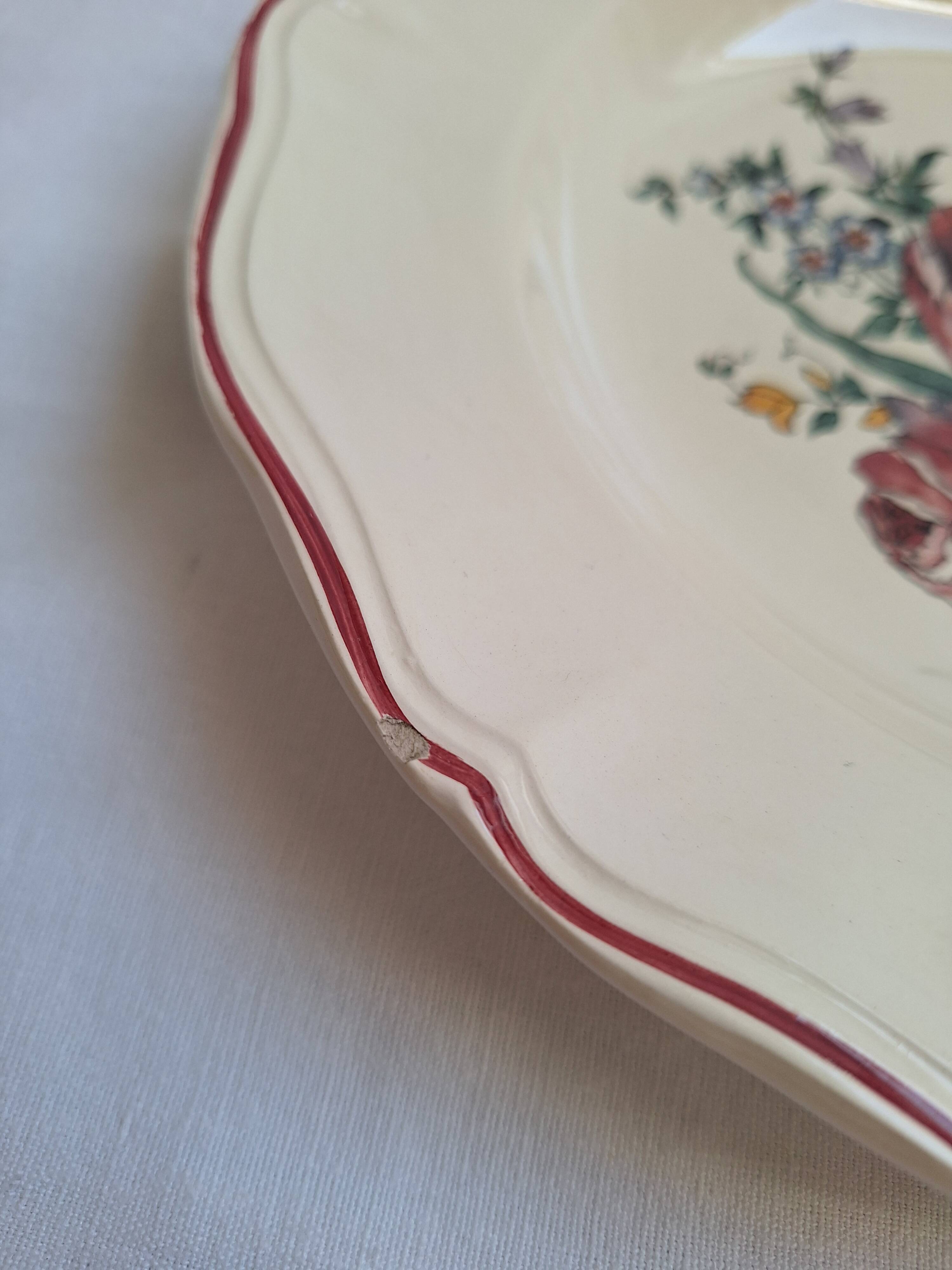 Deep plates Digoin Sarreguemines Model Loraine