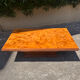 Coffee table in elm burl with 2 mirrored drawers from the 1970s.