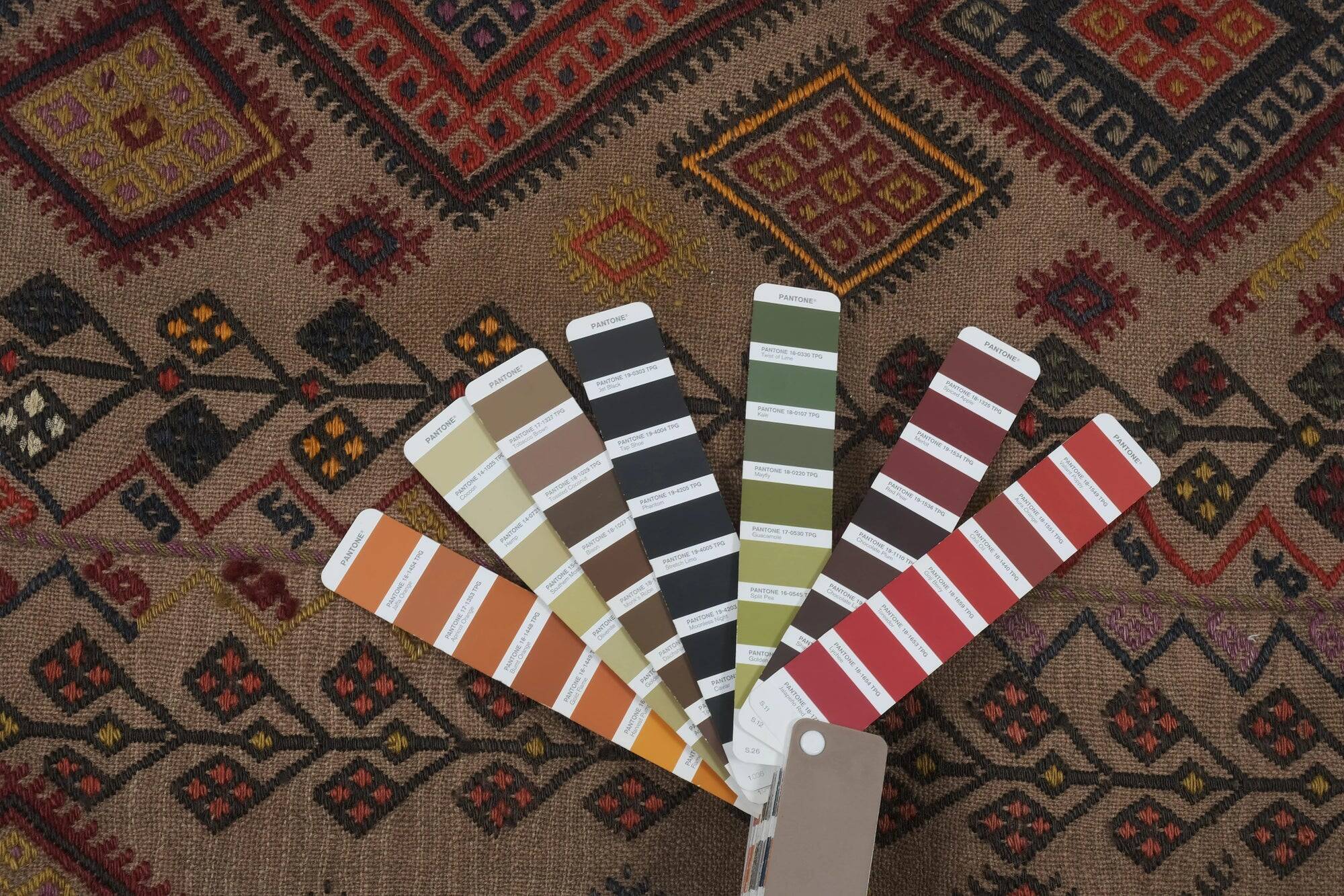 Vintage Turkish kilim, handwoven, 175x203 cm.