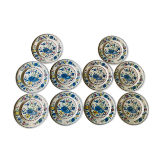 10 plates Mason's Regency