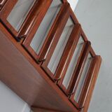 Vintage Dutch Hardwood Haberdashery Shop Cabinet, 1930s