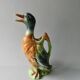 Duck pitcher in slip, Saint Clément France, 1960s