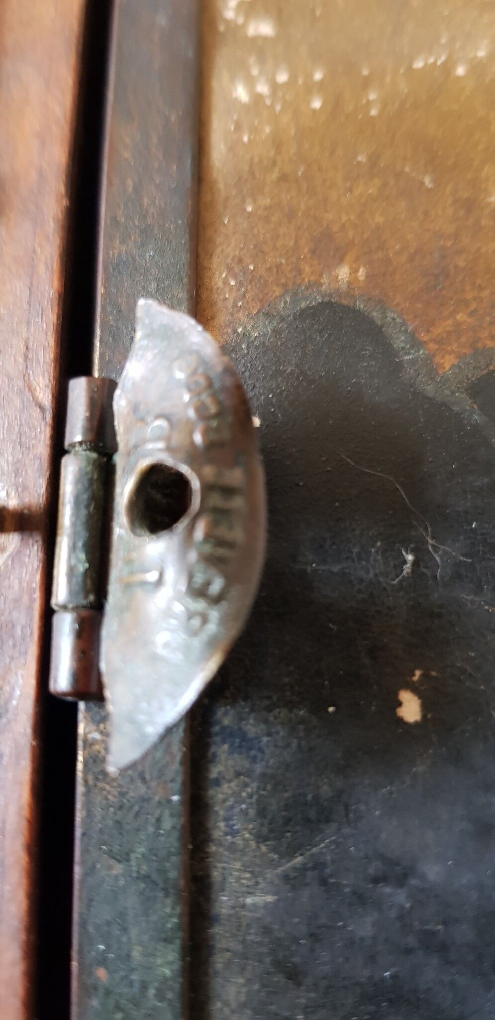 Asian Barber triptych mirror 33x33cm