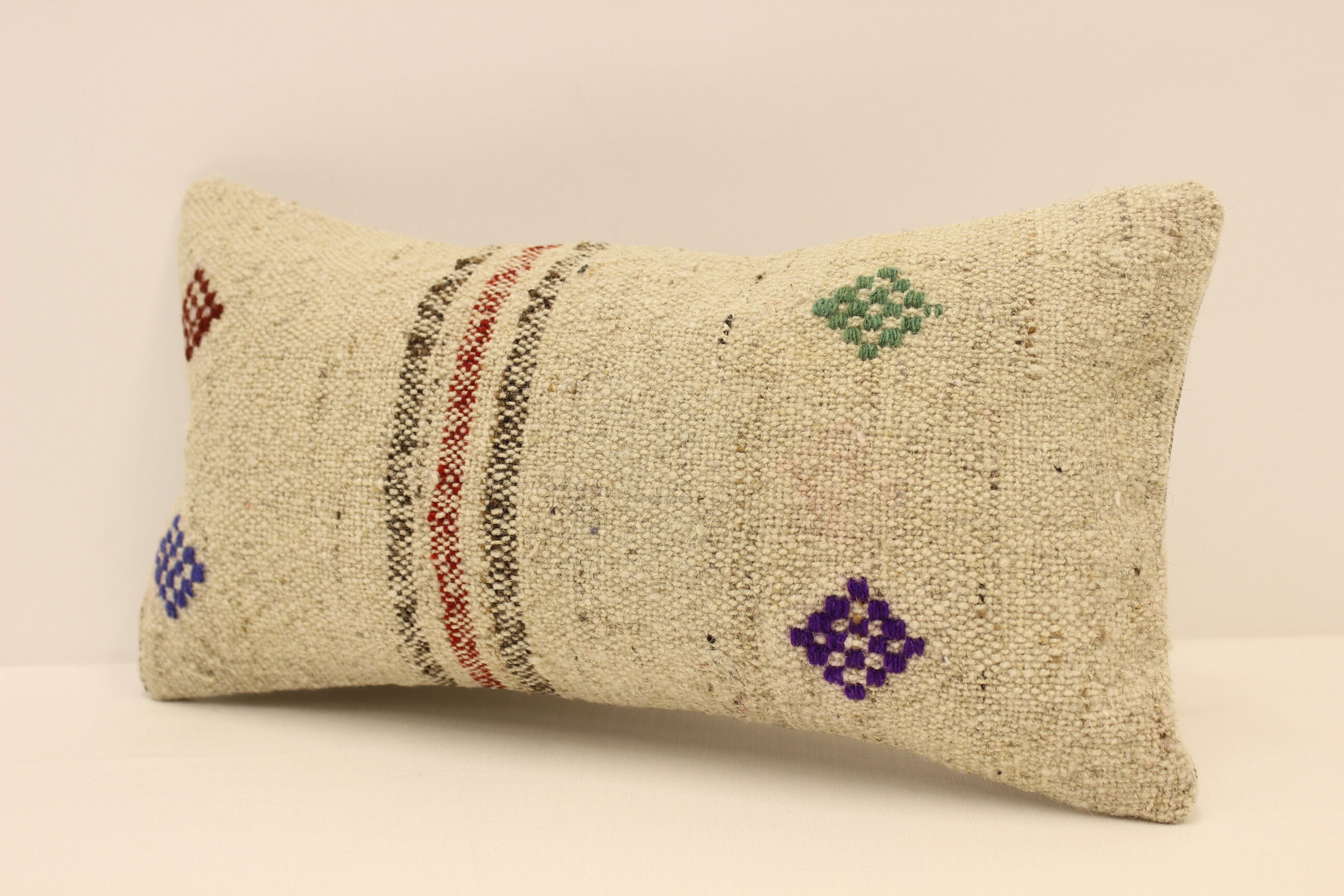 Turkish kilim pillow,20x40 cm