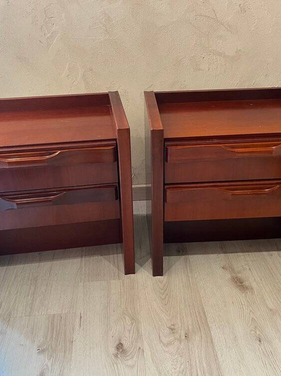Pair of vintage Scandinavian bedside tables